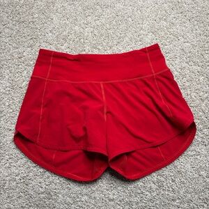 lululemon athletica Red Athletic Shorts